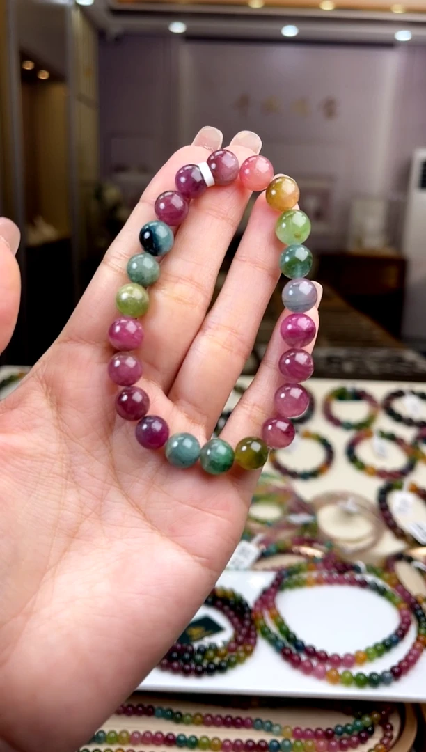 【闪购商品】碧玺/未镶嵌8mm+碧玺单圈多样性发货