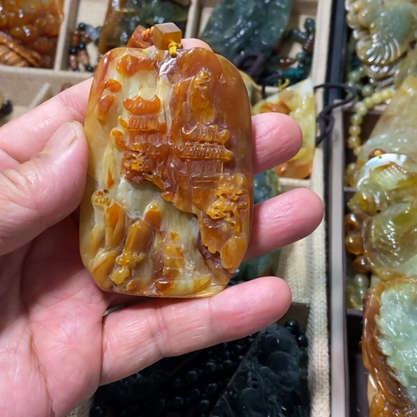 【闪购商品】蛇纹石玉颈饰未镶嵌