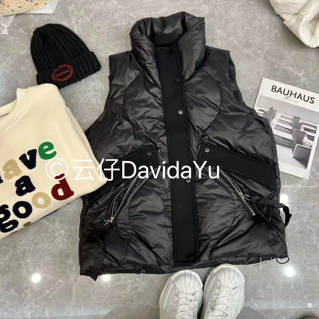 【云仔专属】101025 纯色拼接马夹 1010