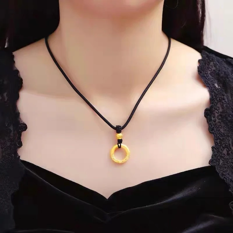 合金吊坠 跑环吊坠(编绳子)