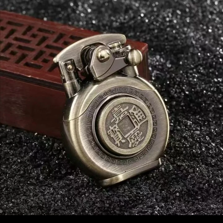 佐罗新款如意瓶招财铜钱(转大钱）/六字真言灵旋机/创意旋转解压