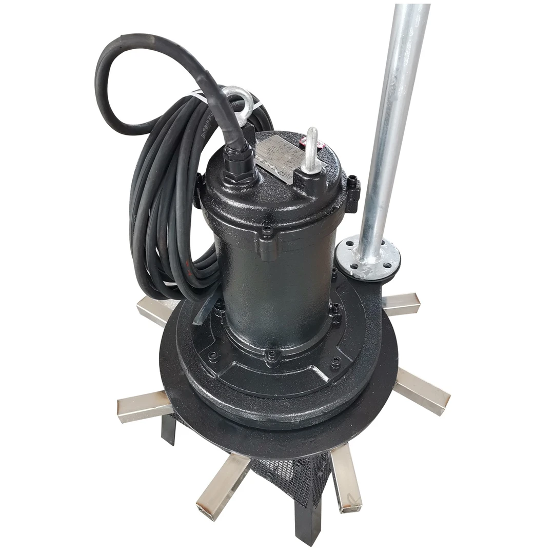 1.5KW 曝气机污水处理屠宰场印染厂景观湖河道处理工业废水处理