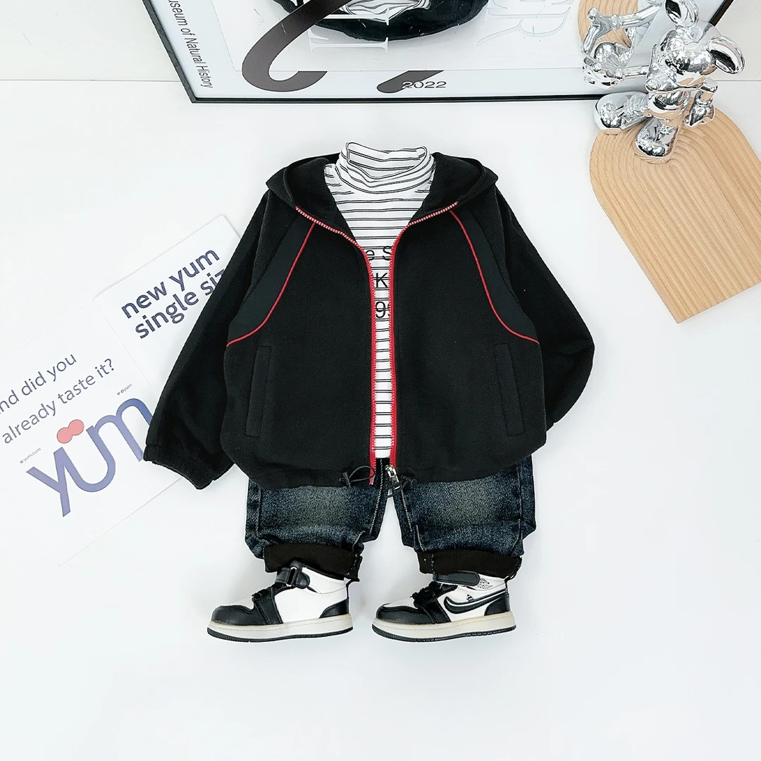 男童加厚外套秋冬款2024新款秋冬装儿童 D-BD89818 悠悠童话童装