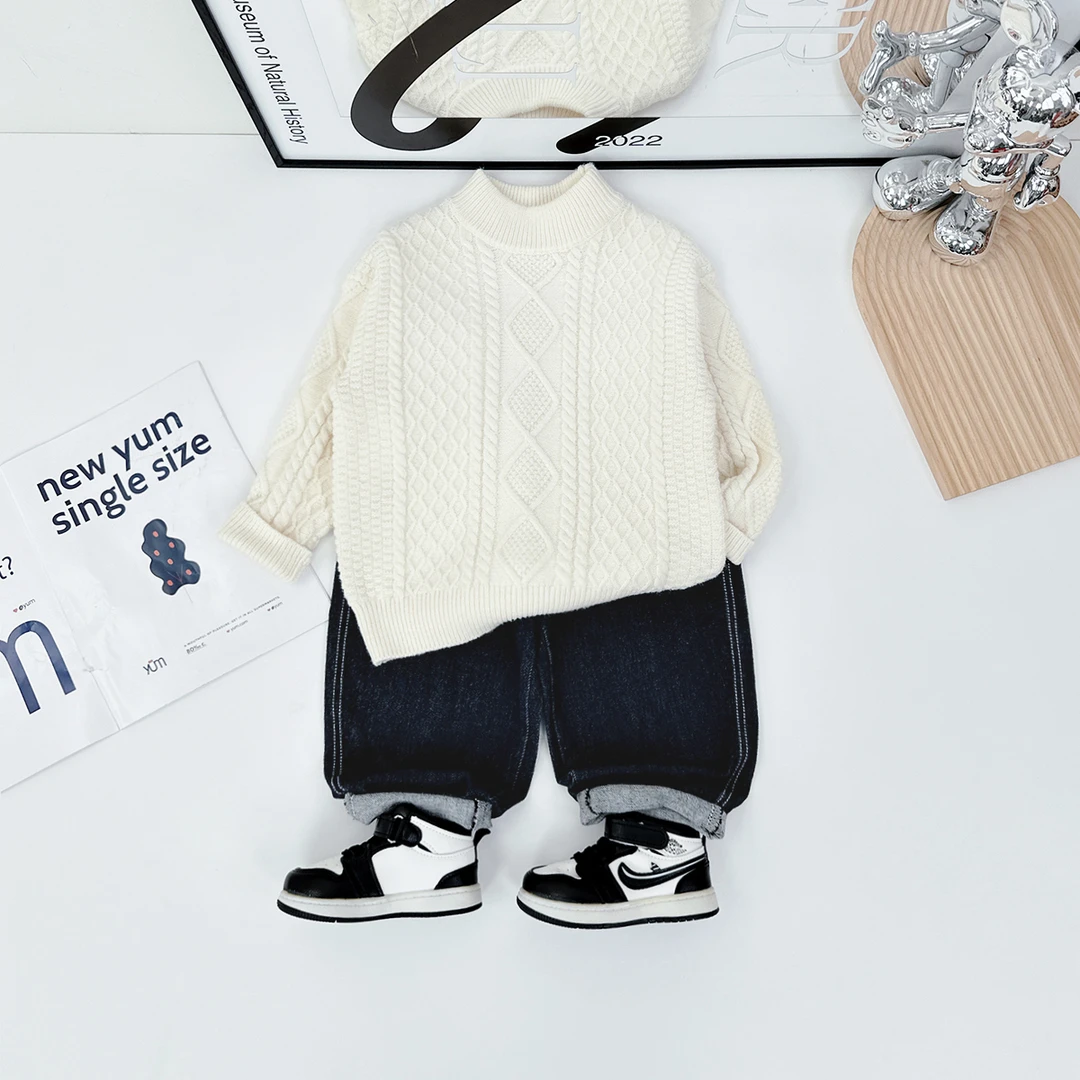 男童毛衣打底衫儿童衣服2024新款秋冬装 D-YMDX051 悠悠童话童装
