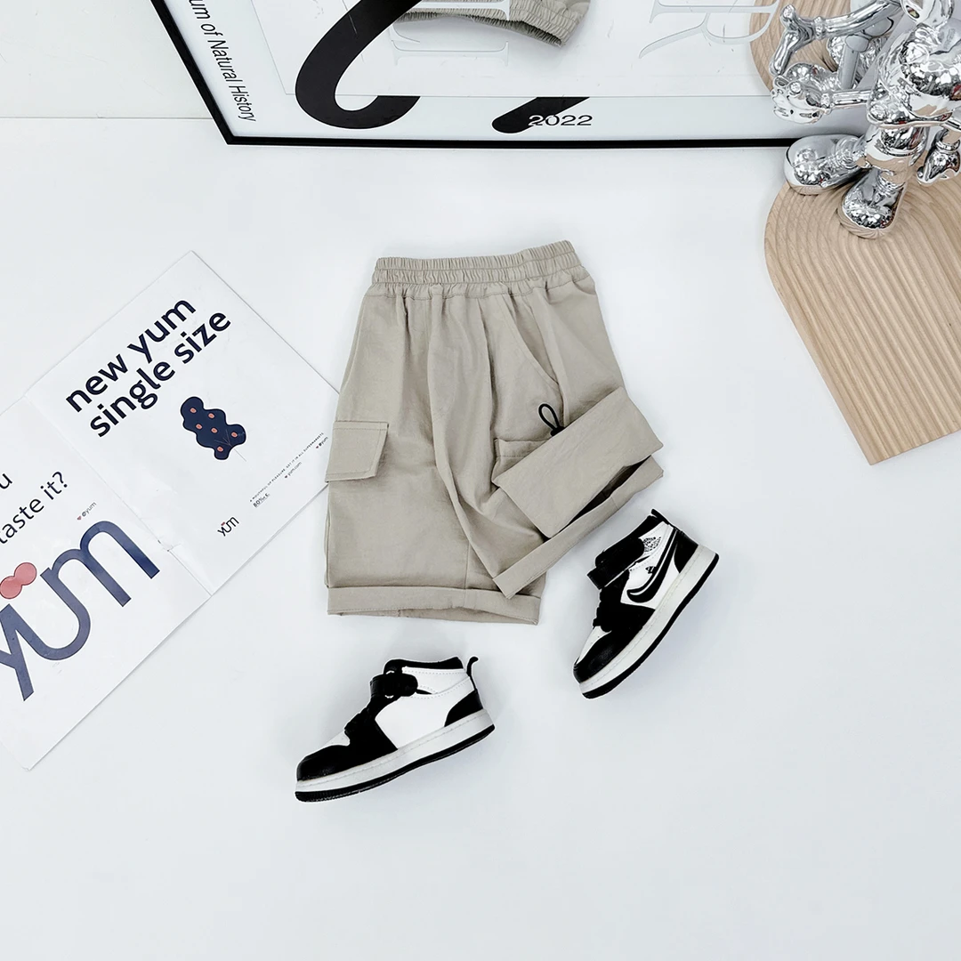 儿童裤子夏薄款五分裤2024夏装新款洋气 D-HZ24558 悠悠童话童装