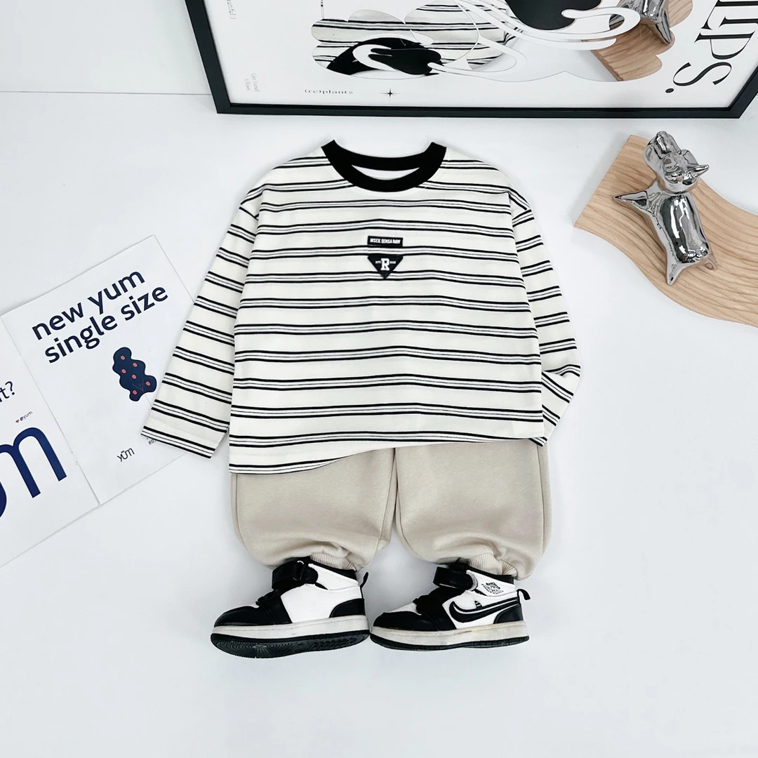 男童长袖T恤2024新秋装儿童春秋打底衫 D-BQ24692L 悠悠童话童装