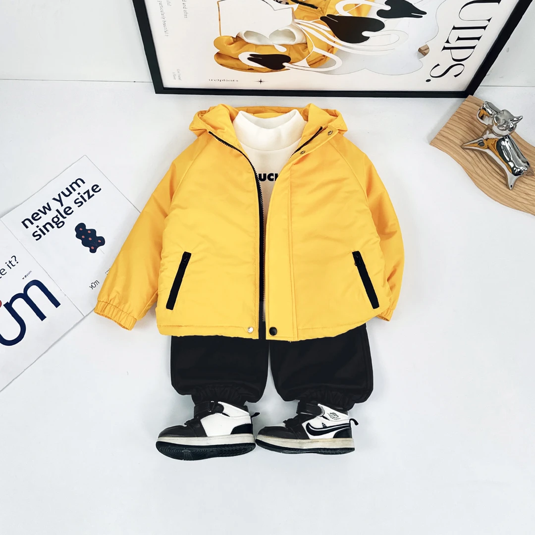 男童新加厚外套秋冬款2024新款秋冬装儿童 D-YC6895 悠悠童话童装