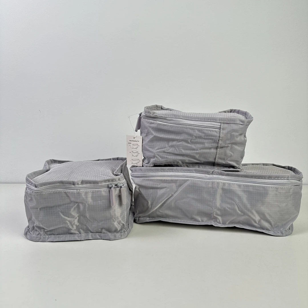 三件套 收纳袋 旅行收纳 洗漱灰色储物