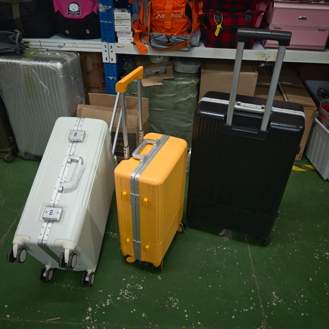 铝框密码锁多功能商务拉杆箱旅行箱百事