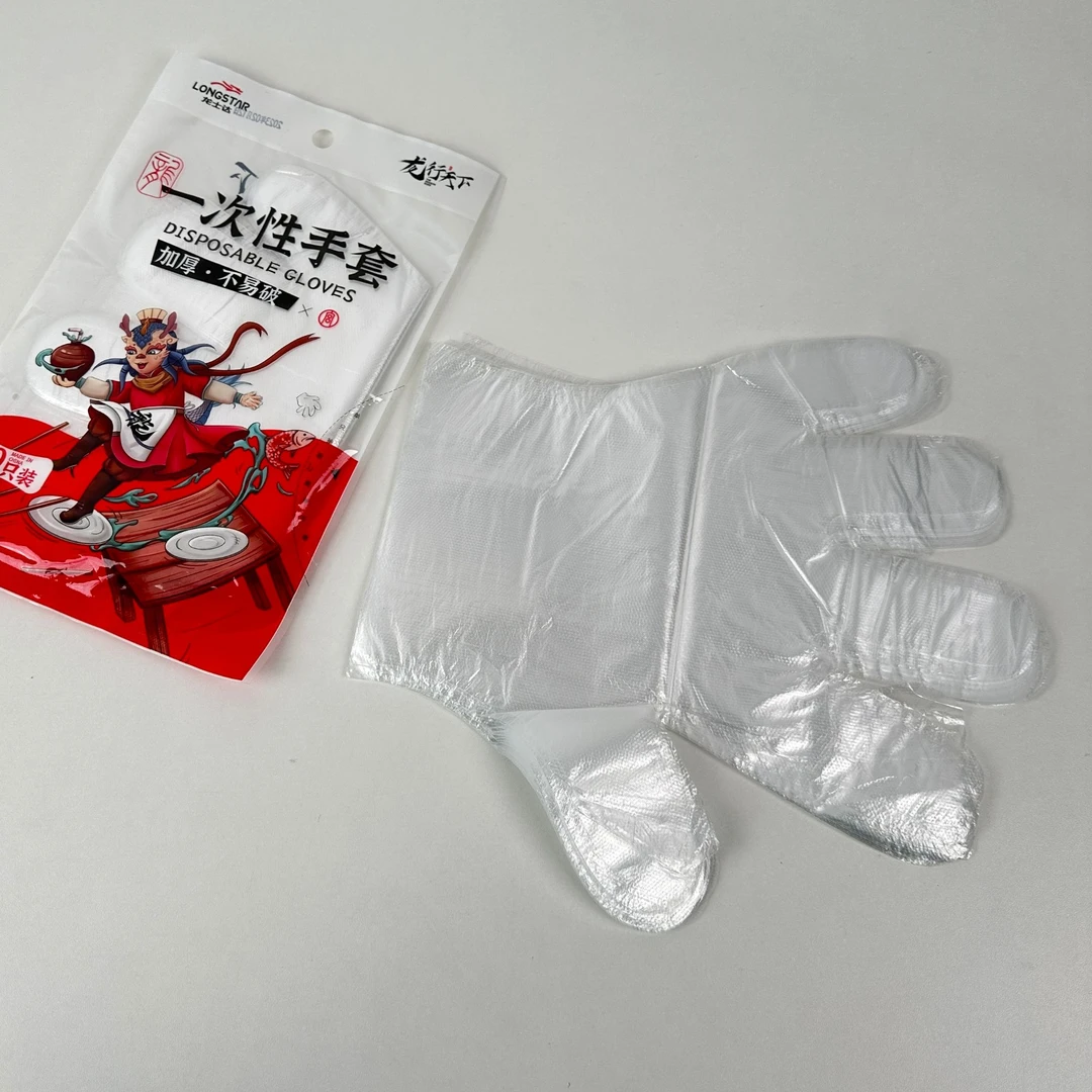 100只每袋 PE一次性手T 加厚不易破