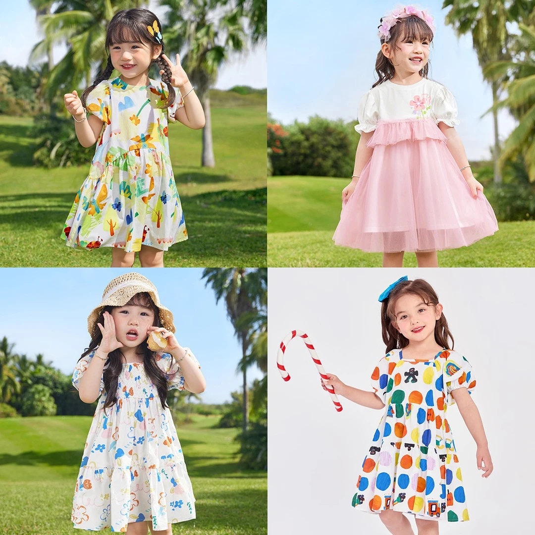 【懿琪福利-夏季裙子】女童连衣裙宝宝新款网纱裙小童裙子大童