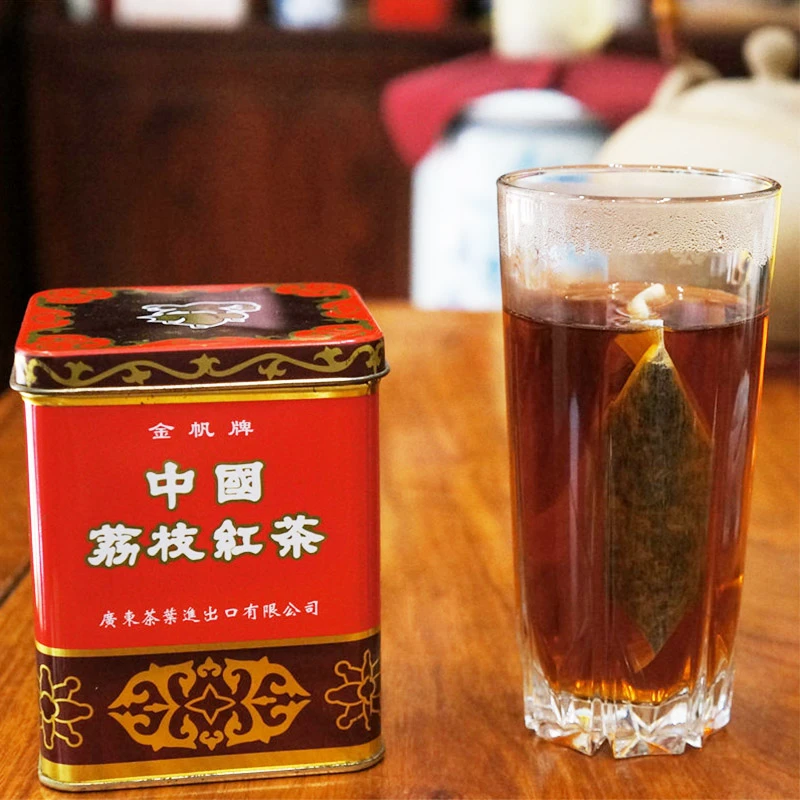 【广茶金帆】荔枝红茶 红碎茶 铁罐装(200克/罐)传统手信特色好茶