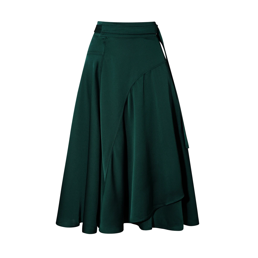 （夏季款半身裙）气质时尚高腰百搭显瘦轻奢优雅半裙夏季纯色半身裙