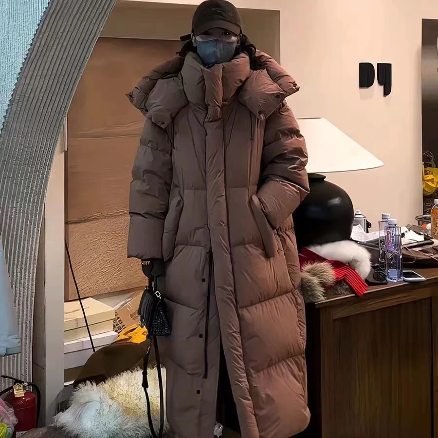 【羽绒服】冬季保暖加厚款宽松羽绒外套百搭女装6042[TS]J