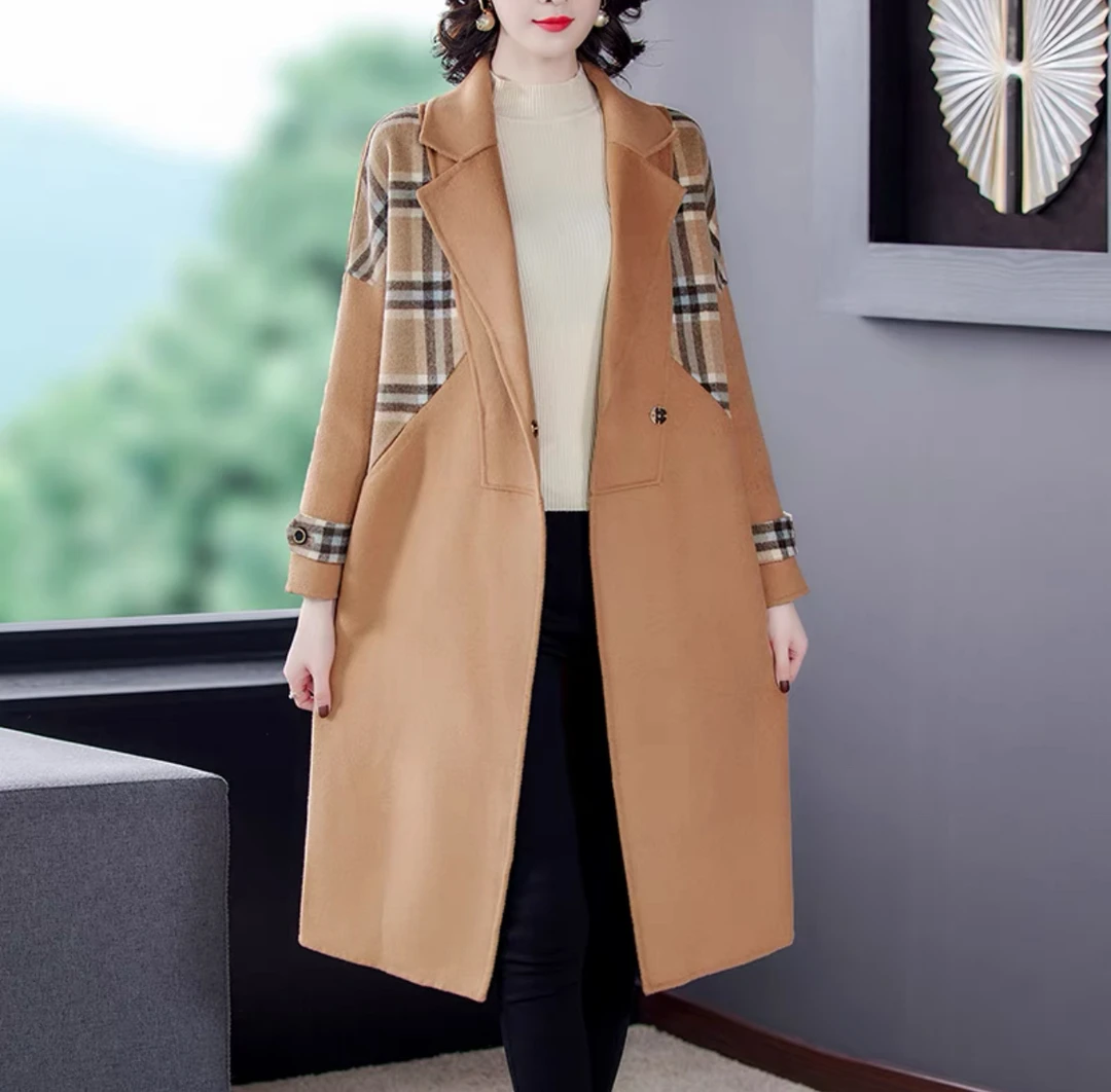 【大衣】秋冬季加厚大衣外套显瘦气质宽松女装9169[TS]J