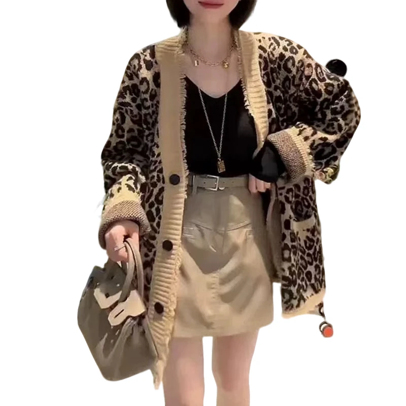 【毛衣外套】秋冬季长袖外套百搭上衣休闲女装9139[TS]J