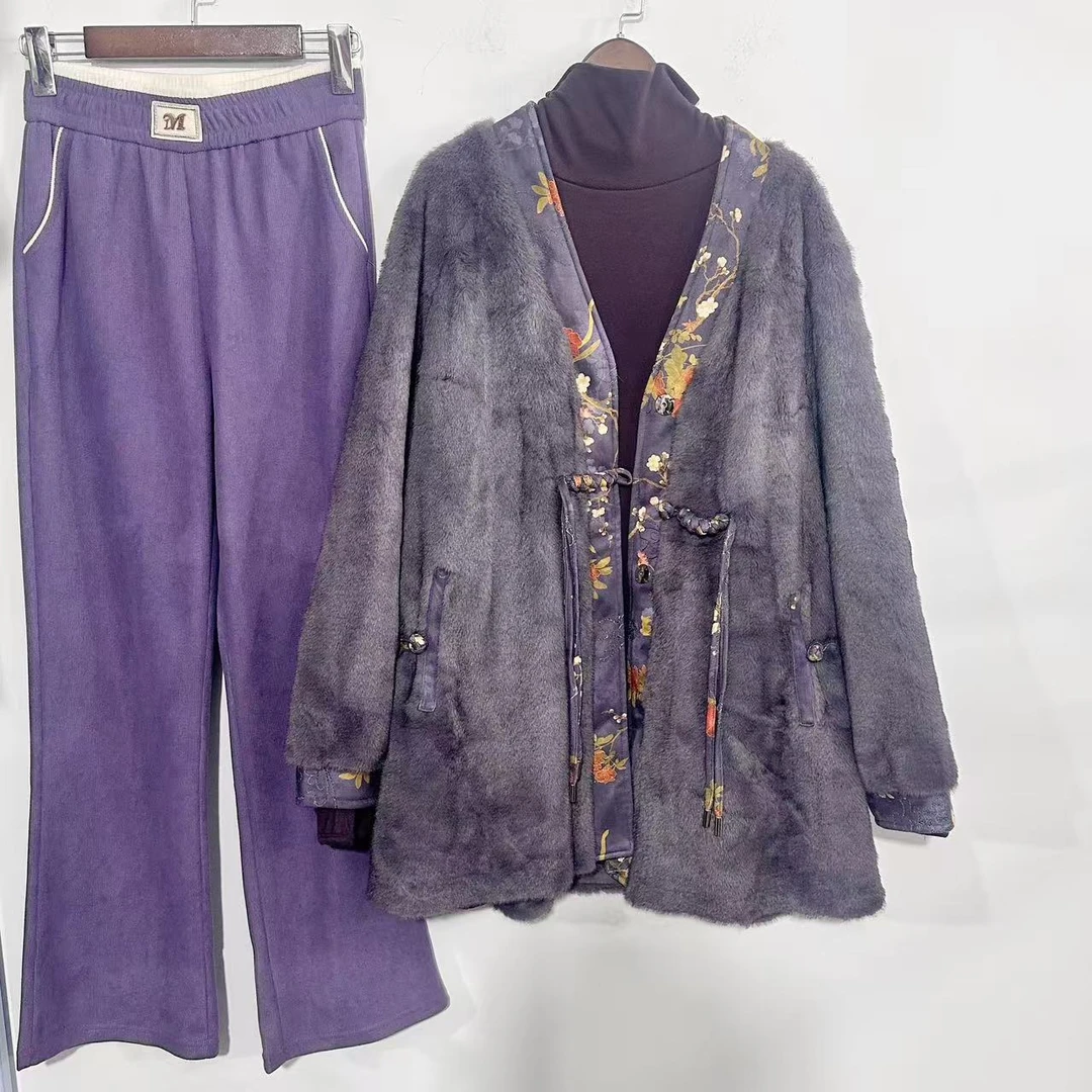 【套装】秋冬季新款长袖百搭套装休闲女装7526[YN]Z