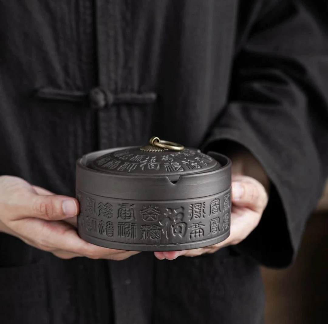 紫砂烟灰缸（百福）