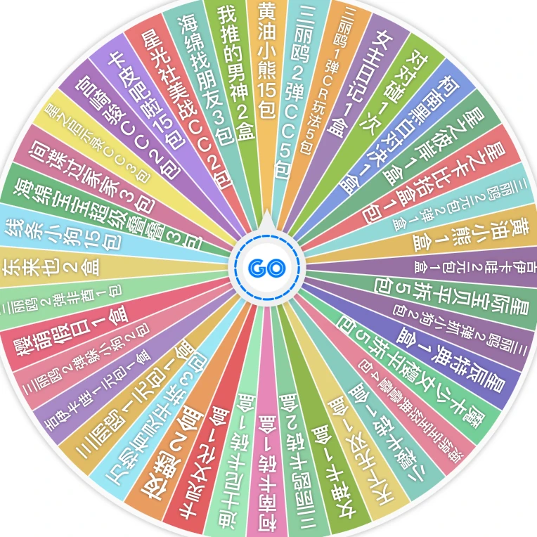 富贵儿大转盘 40多种卡牌选项