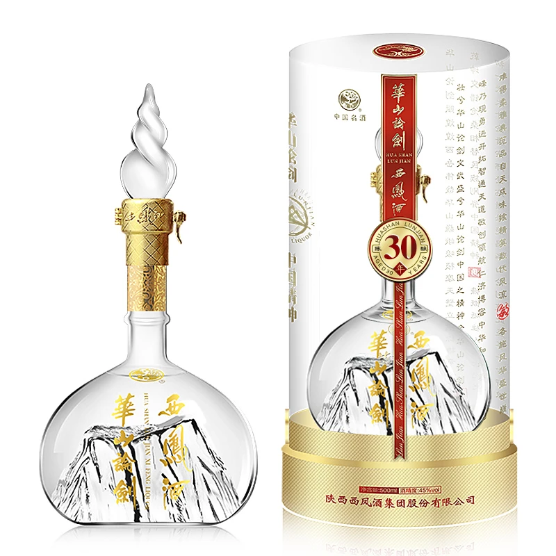 西凤酒华山论剑30年 纯粮食凤香型白酒45度500ml*1瓶/6瓶