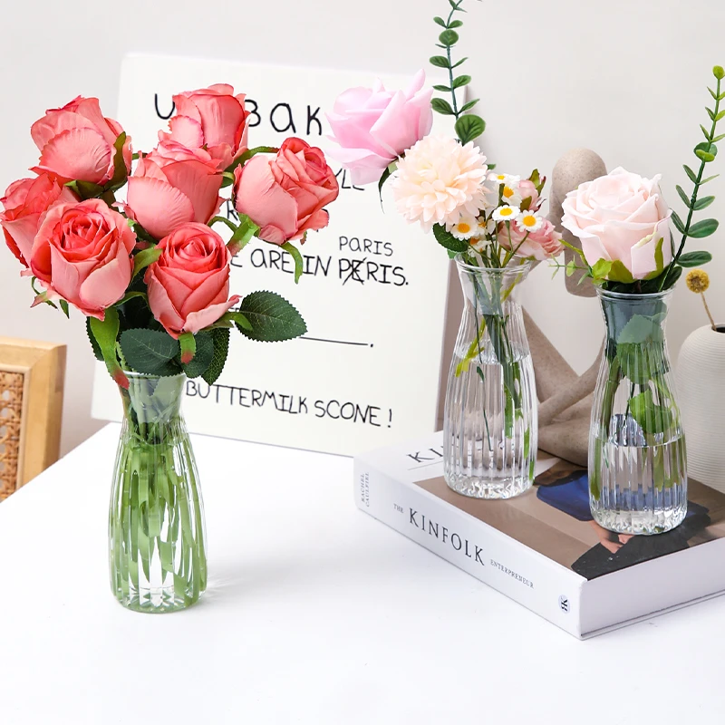 【花寻礼韵】快速包花插花神器花束内胆迷你透明花瓶鲜花包装材料