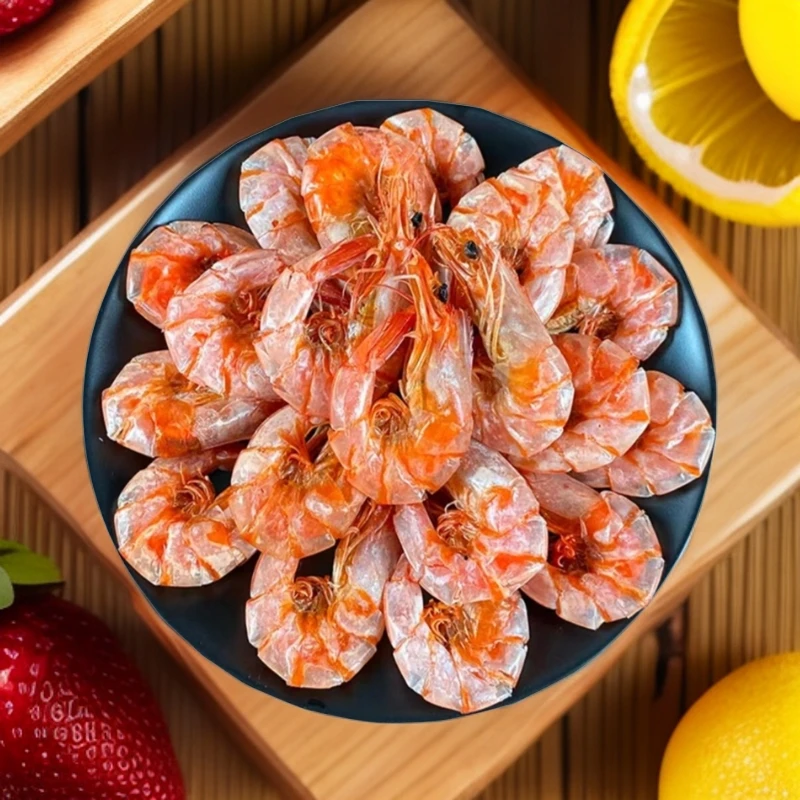 0304型中号烤虾干即食大虾对虾干海鲜干货休闲零食特产添加