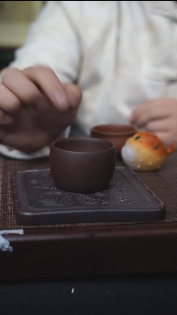 【闪购商品】紫砂茶壶直筒杯本生紫泥@@S1577