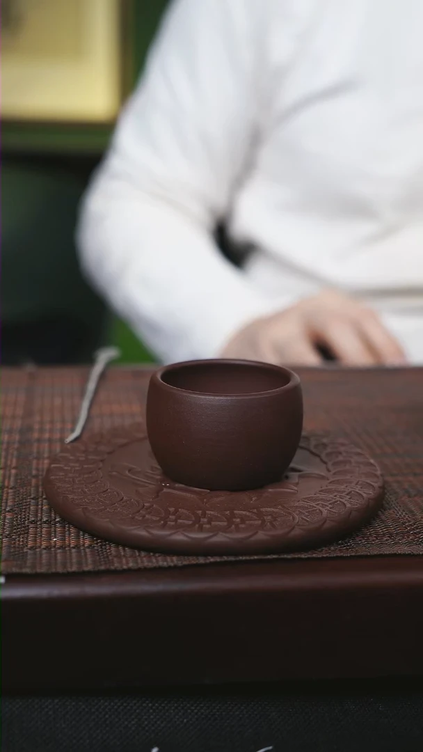 【闪购商品】紫砂茶壶扳指杯龙血砂@@S0279