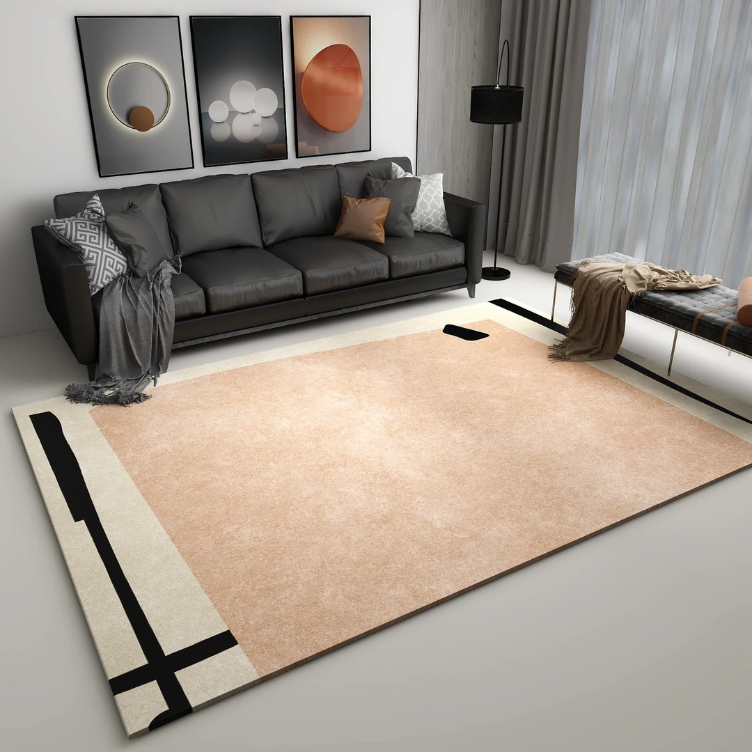 【奶茶】客厅地毯日式简约奶油风大面积家用茶几地垫