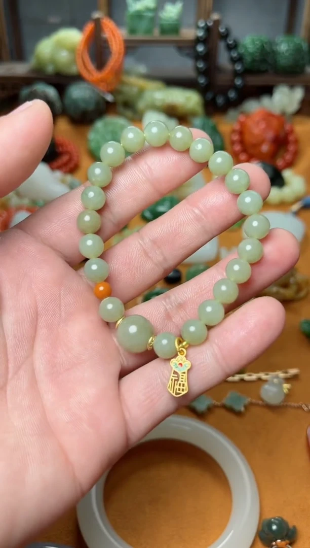 【闪购商品】和田玉颈饰未镶嵌手串 0 1