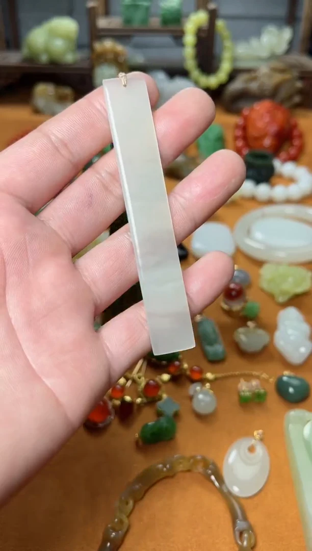 【闪购商品】和田玉颈饰未镶嵌书签 0 1