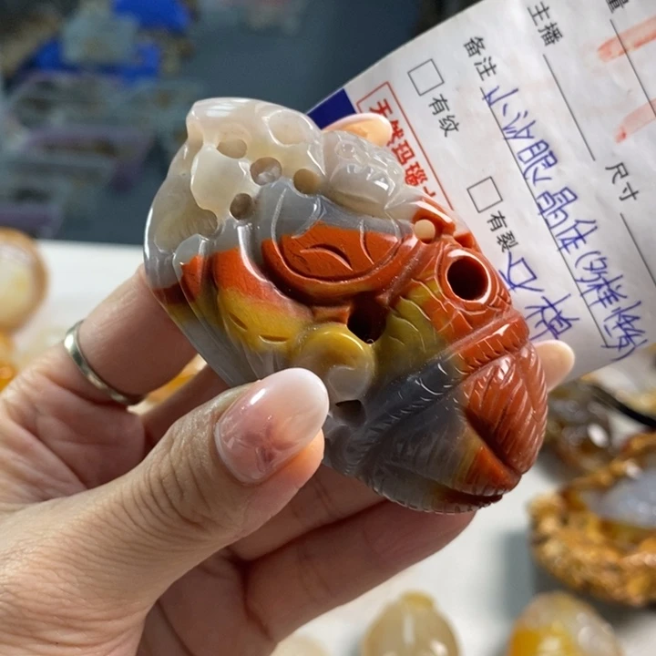 玛瑙/玉髓吊坠(不含链)未镶嵌