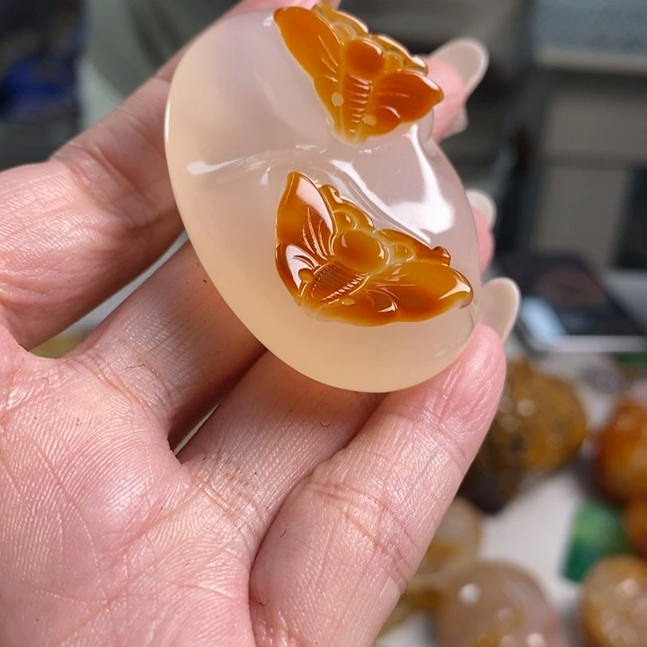 玛瑙/玉髓吊坠(不含链)未镶嵌