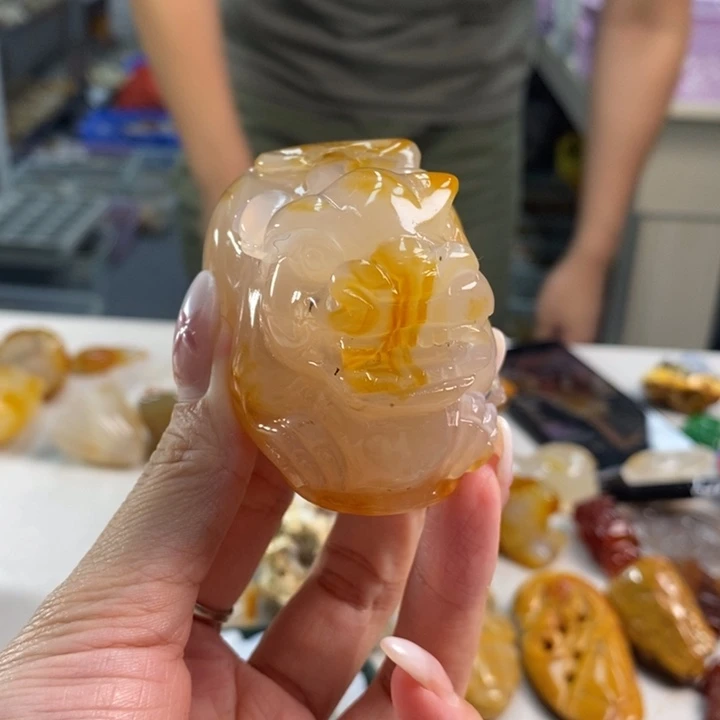 玛瑙/玉髓吊坠(不含链)未镶嵌