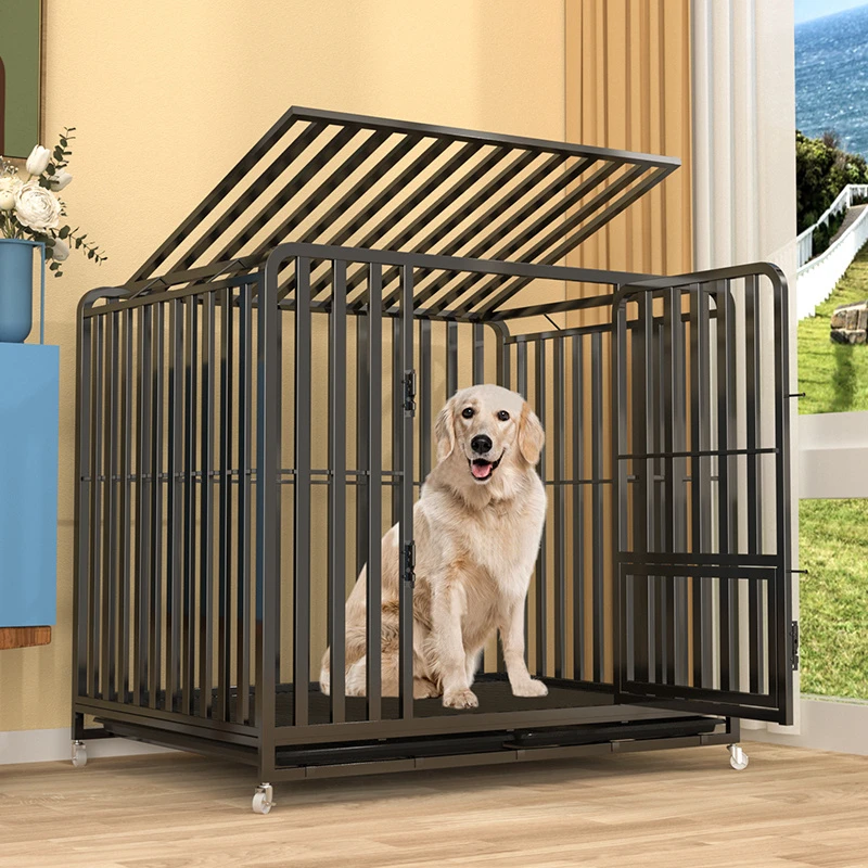 【小中大型犬家用狗笼子】带厕所室内柯基边牧金毛大型狗笼狗犬狗