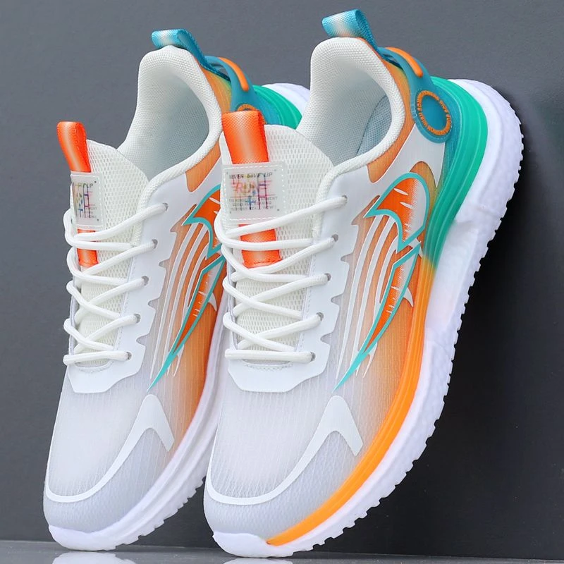 飞织运动鞋男鞋2023新款夏季透气男士休闲鞋子男款轻便减震跑步鞋