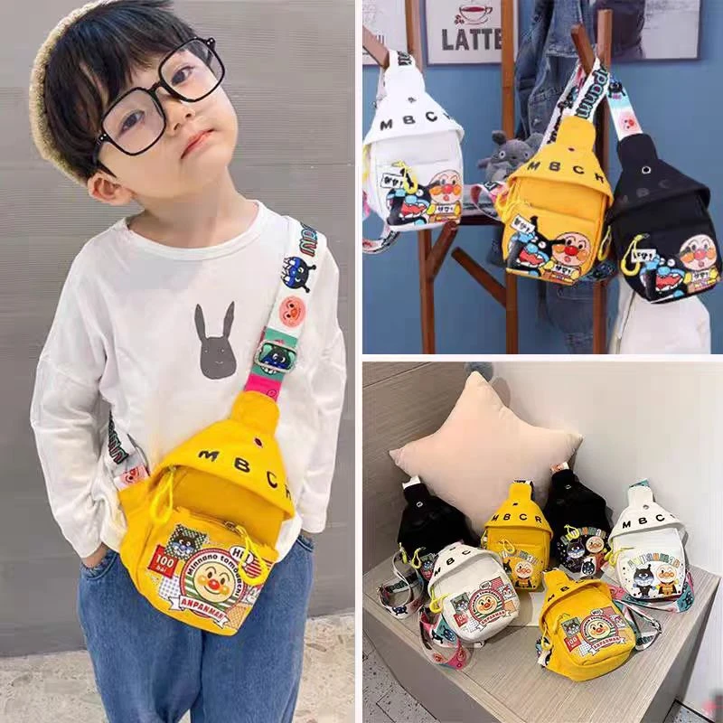 亲子可爱小包包61儿童节2024新款潮时尚胸前斜挎包ins帆布小挎包