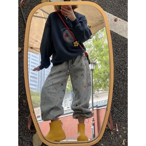 【Z.D.C】草莓大脸猫卫衣/韩版宽松减龄百搭