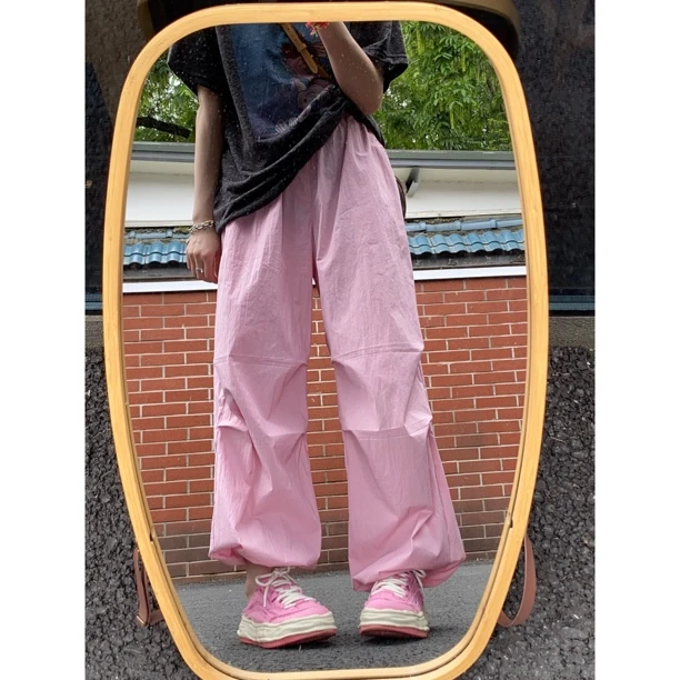 【Z.D.C】捏皱两穿 夏日薄款休闲裤百搭舒适