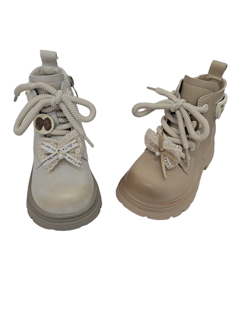 加绒新款时尚百搭防滑耐磨舒适马丁靴时尚洋气百搭