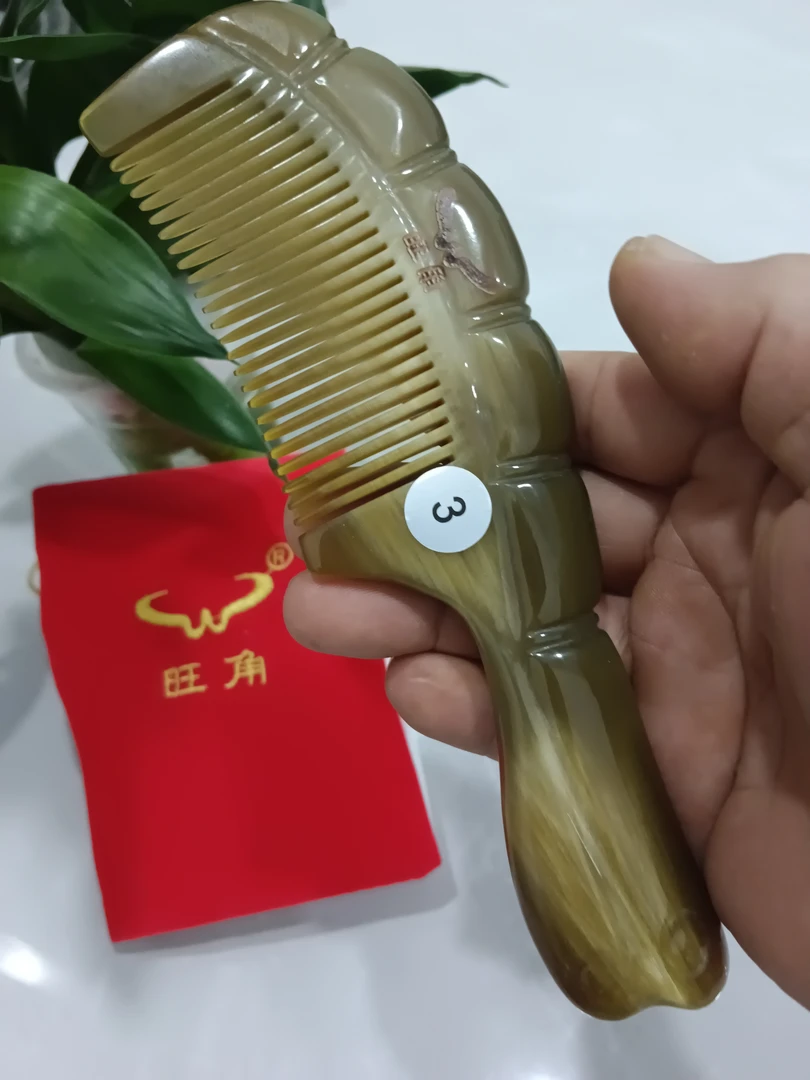 旺角牌手工牦牛角梳