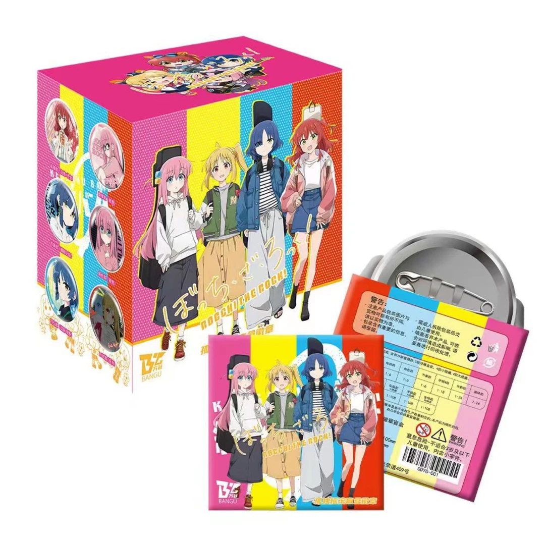 【拆袋】《孤独摇滚》-二创同人吉他英雄潮玩吧唧徽章系列收藏盲盒