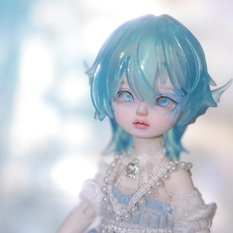 正版bjd娃娃六分Kurage海月水母触须蓝渐变sd关节树脂玩偶Joybjd