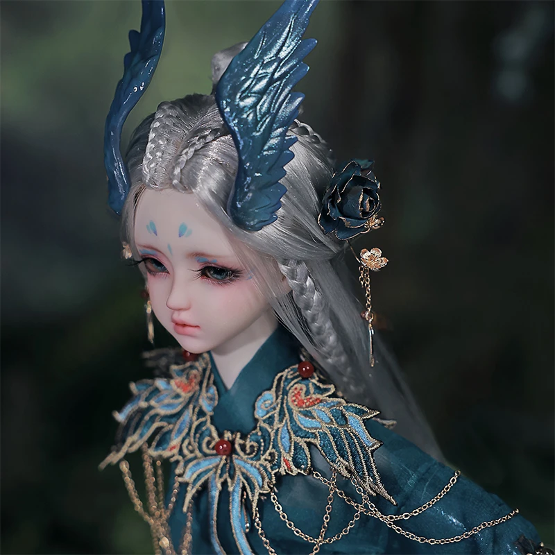 Joybjd正版四分bjd娃娃Chihiro青鸾云肩刺绣潮玩玩偶汉服人形娃娃