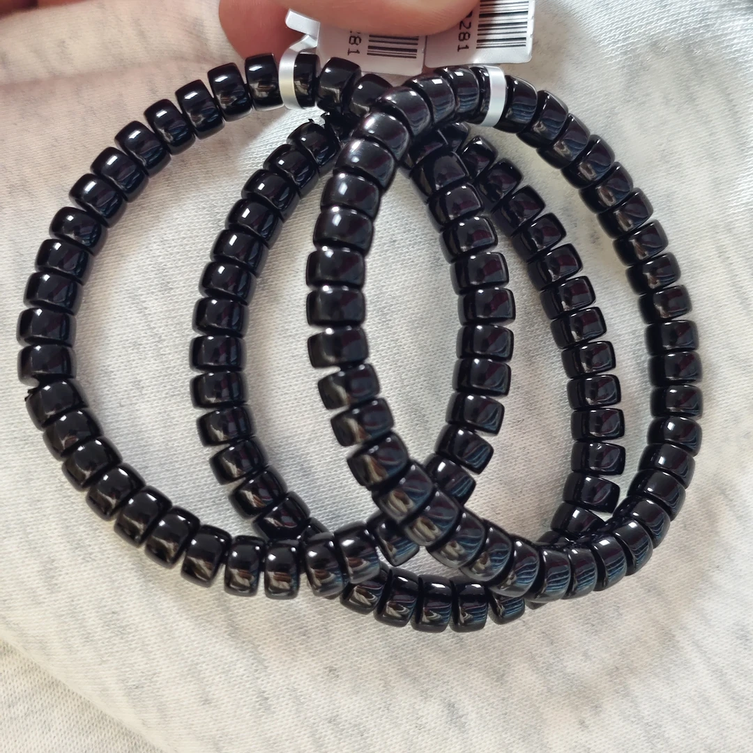 【书记甄选】黑曜石直切单圈手链 多样式发一件 约7mm YW2867