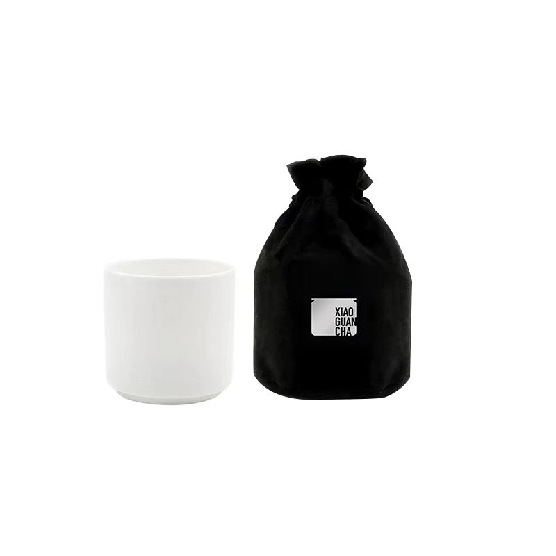 【会员积分兑换】小罐茶骨瓷品茗 高端单杯自用便捷携带玉白色