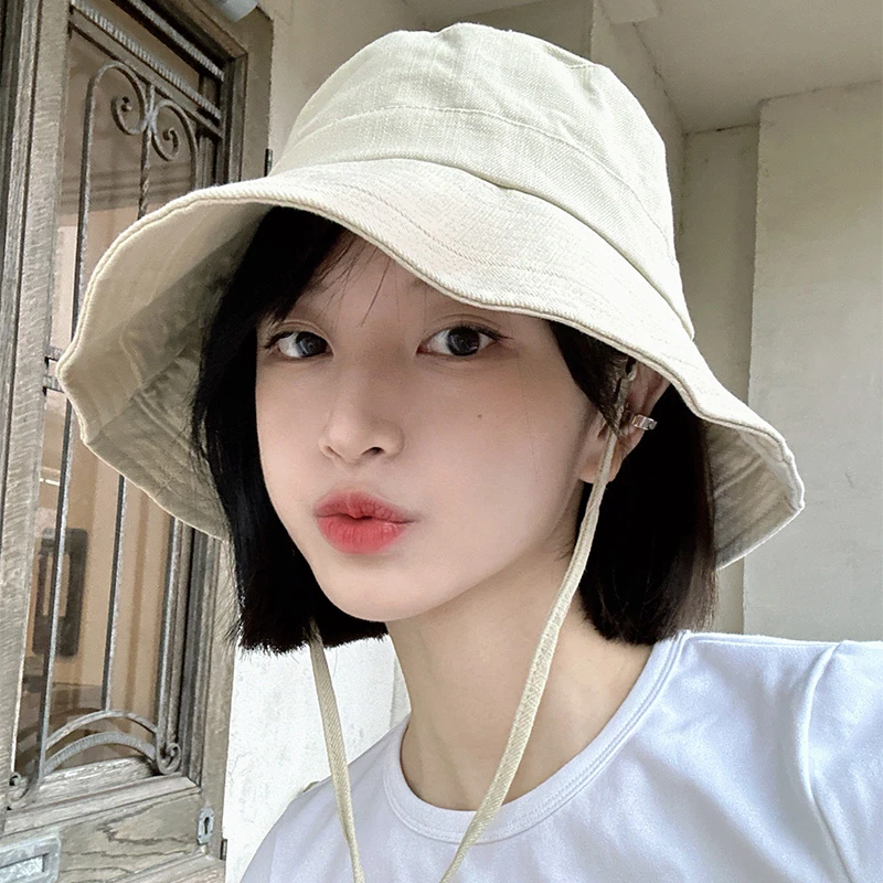 大檐帽子女夏季遮阳防晒防紫外线渔夫帽遮脸太阳帽2023新款爆款