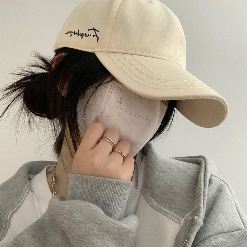 宽帽檐棒球帽女生加大加深显脸小百搭鸭舌帽男日系百搭大头围帽子