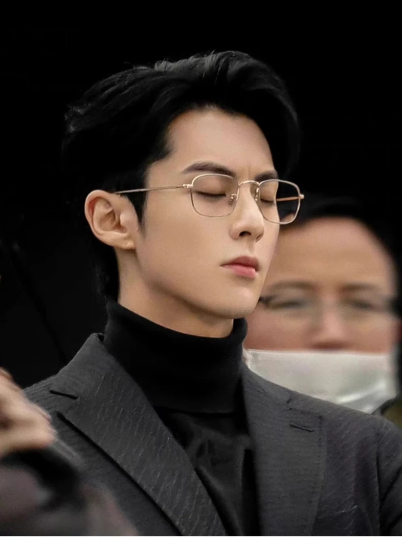 金丝细边金属眼镜斯文气质时尚学生防蓝光平光镜可配度数男士