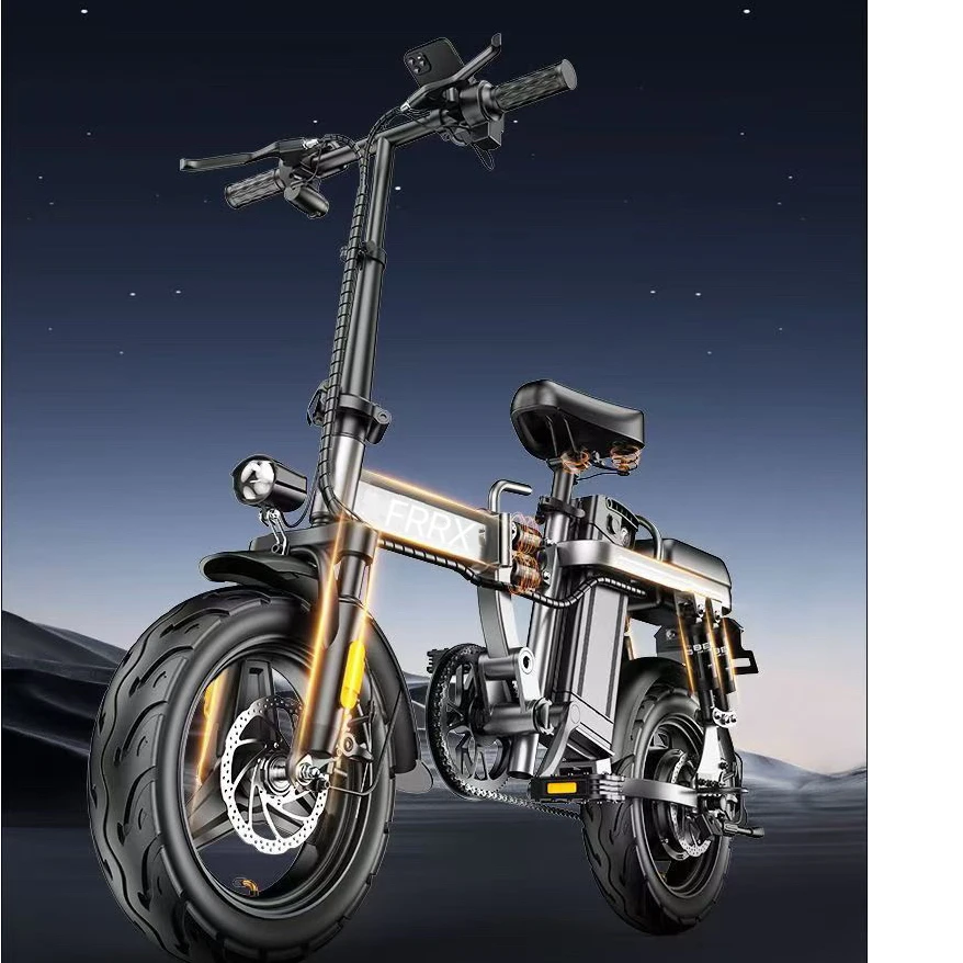 FRRX昕诚折叠电动车48V15A续航40-50公里户外骑行新国标家庭版